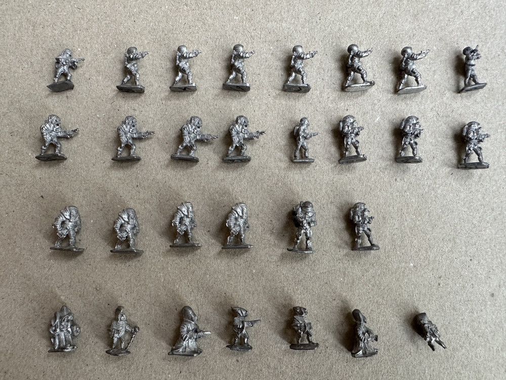 Laserburn Sci-Fi 20mm, 29 figures