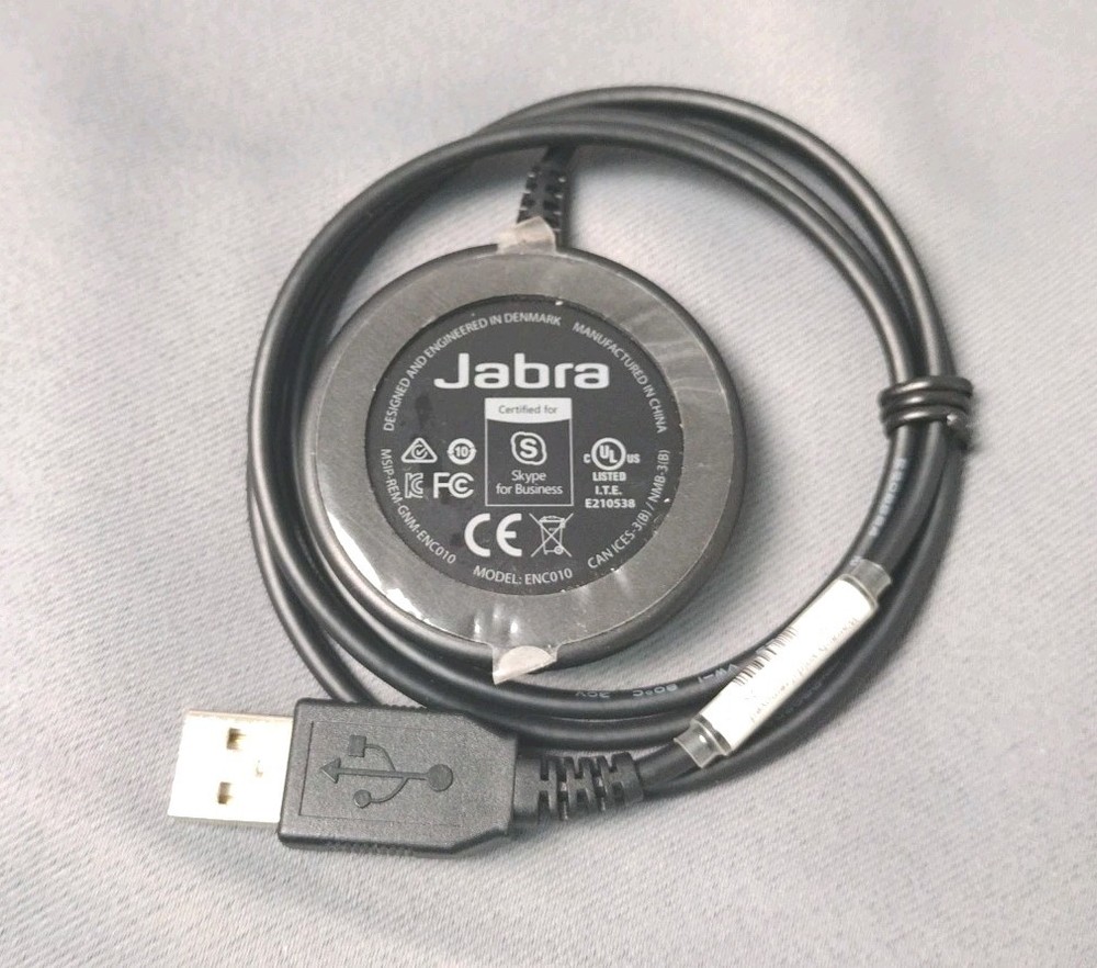 Jabra Evolve 40 Wired Stereo USB Headset Controller ENC010 Microphone Tested