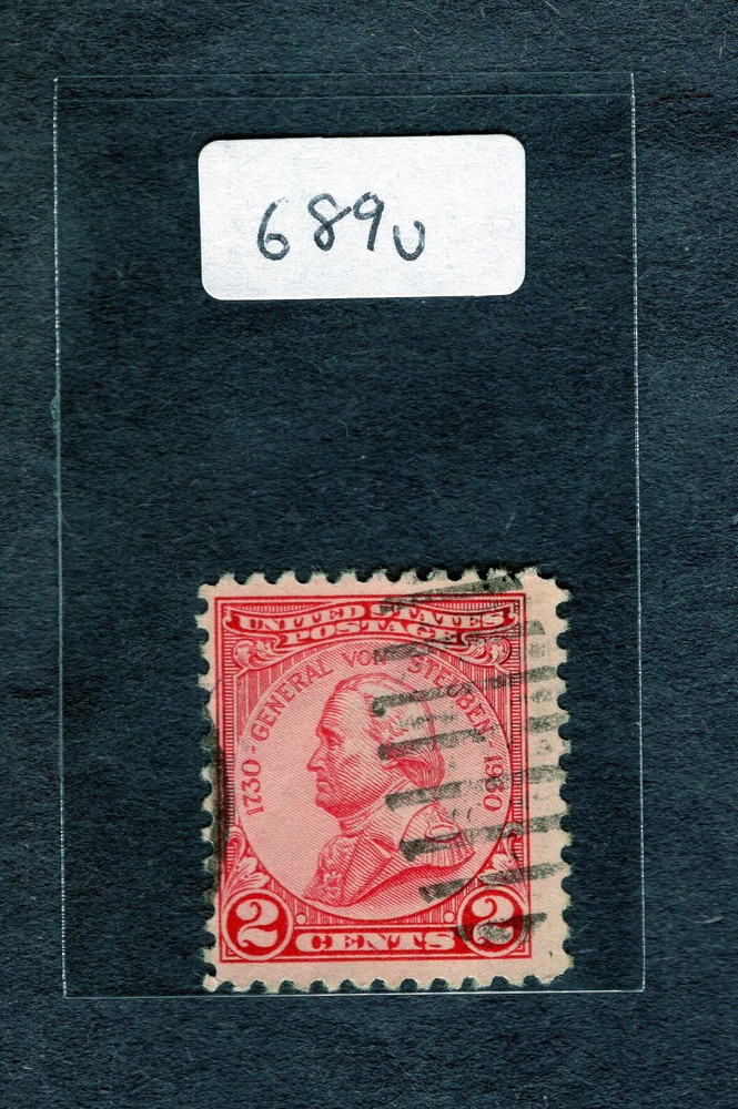 1930 Stamp #689 General Von Steuben Used