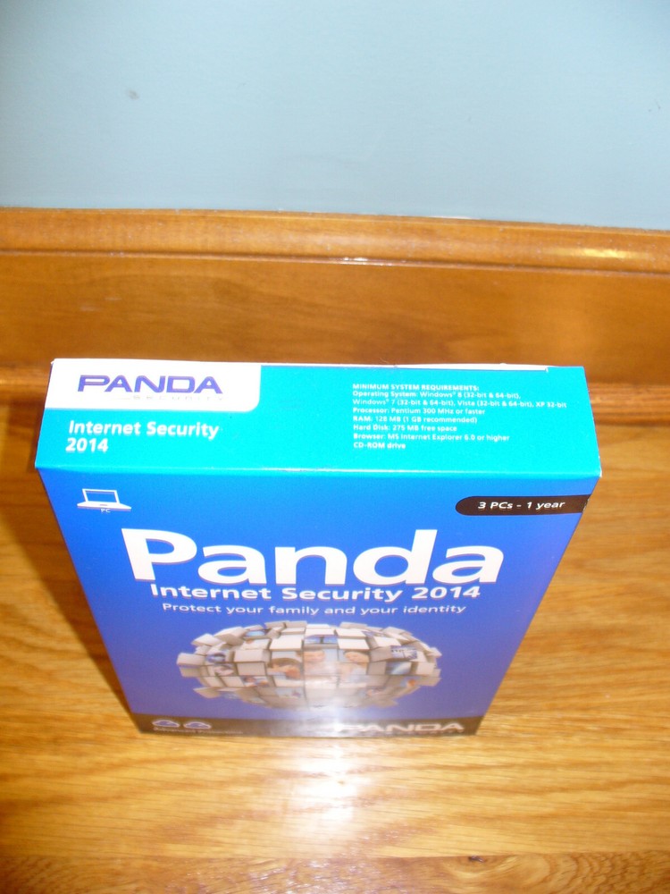 Panda Internet Security 3 PCs /1 Year --- CD in Box --- US Seller