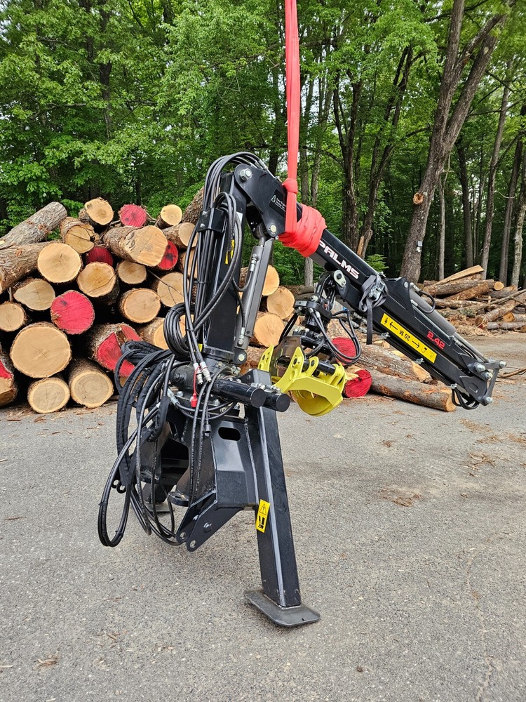 Palms Grapple Loader 2.42-Forestry Trailer Grapple crane