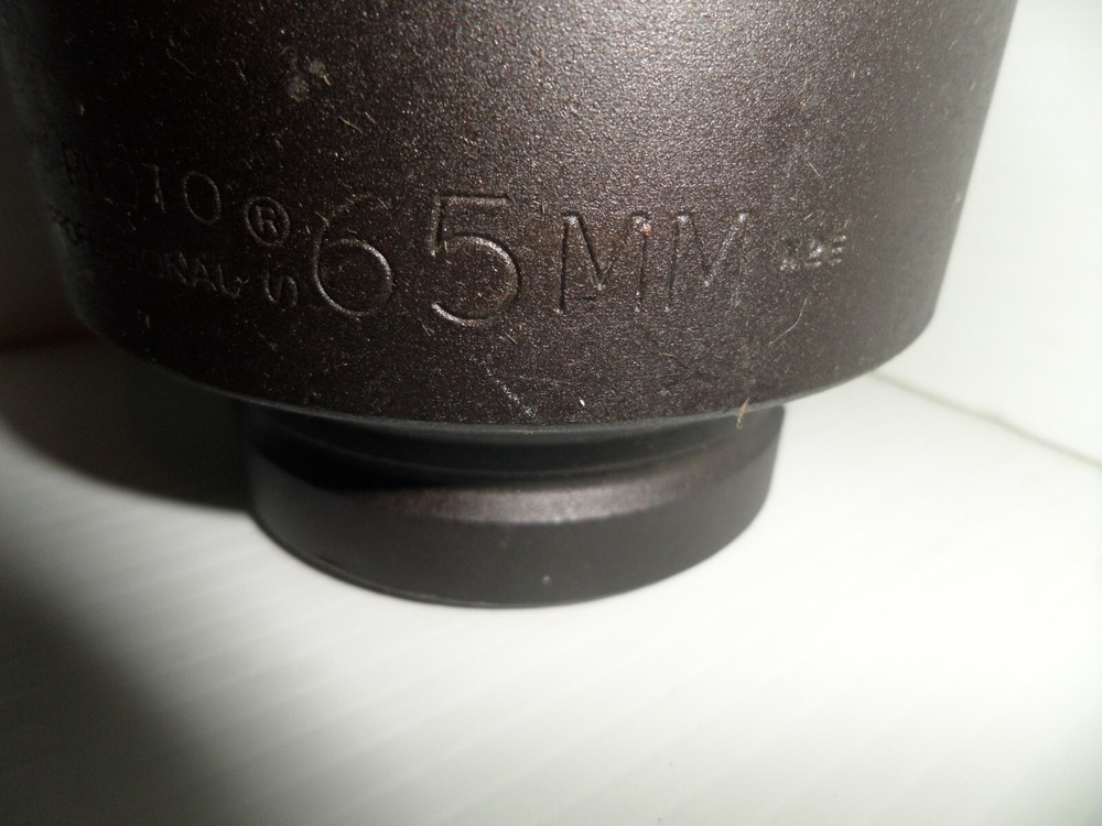 👀 NEW 🔩 PROTO 10065ML 65MM" DEEP IMPACT SOCKET 1 " DRIVE 6-PT