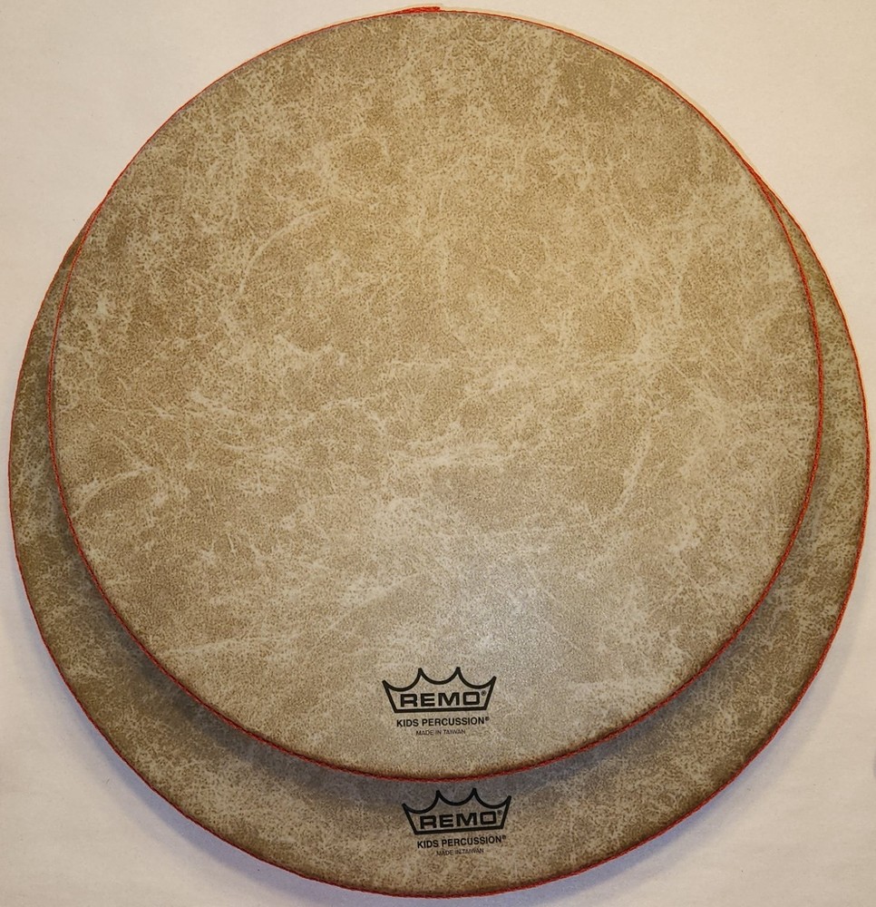 Remo Kid's Percussion Hand Drum Set (5 drums, 5 mallets) - Rain Forest Pattern