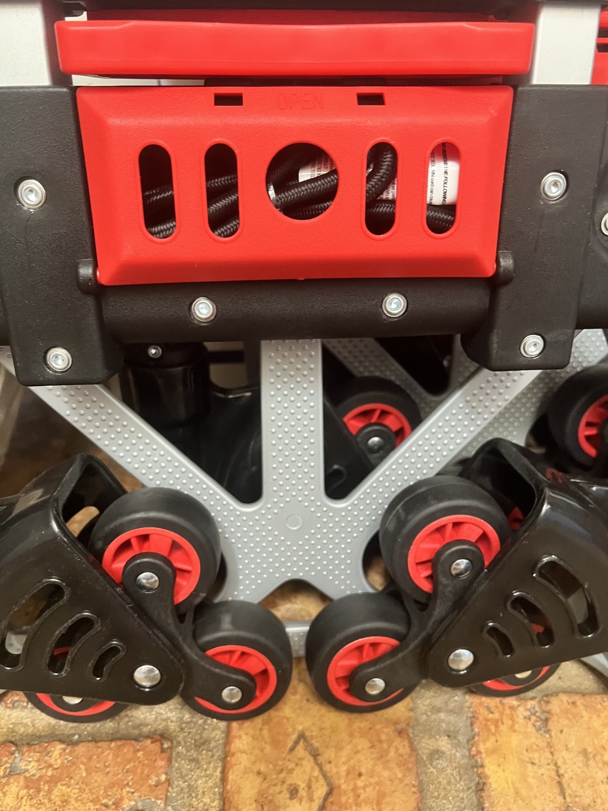 Magna Cart Plus 6 Wheel Folding Aluminum Hand with Tote Attachment New