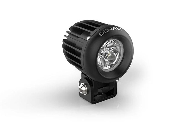 Denali Electronics D2 LED Light Pod With DataDim 2.2" D Black White