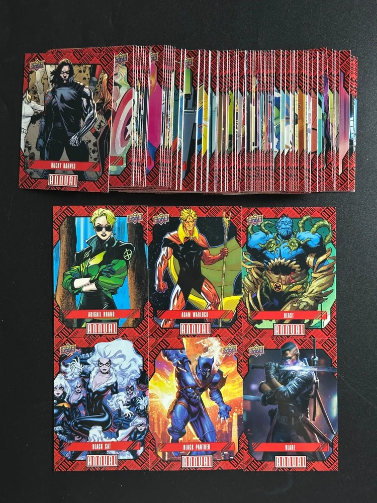 2023-24 Upper Deck Marvel Annual Complete Base Set 1-100 KE02