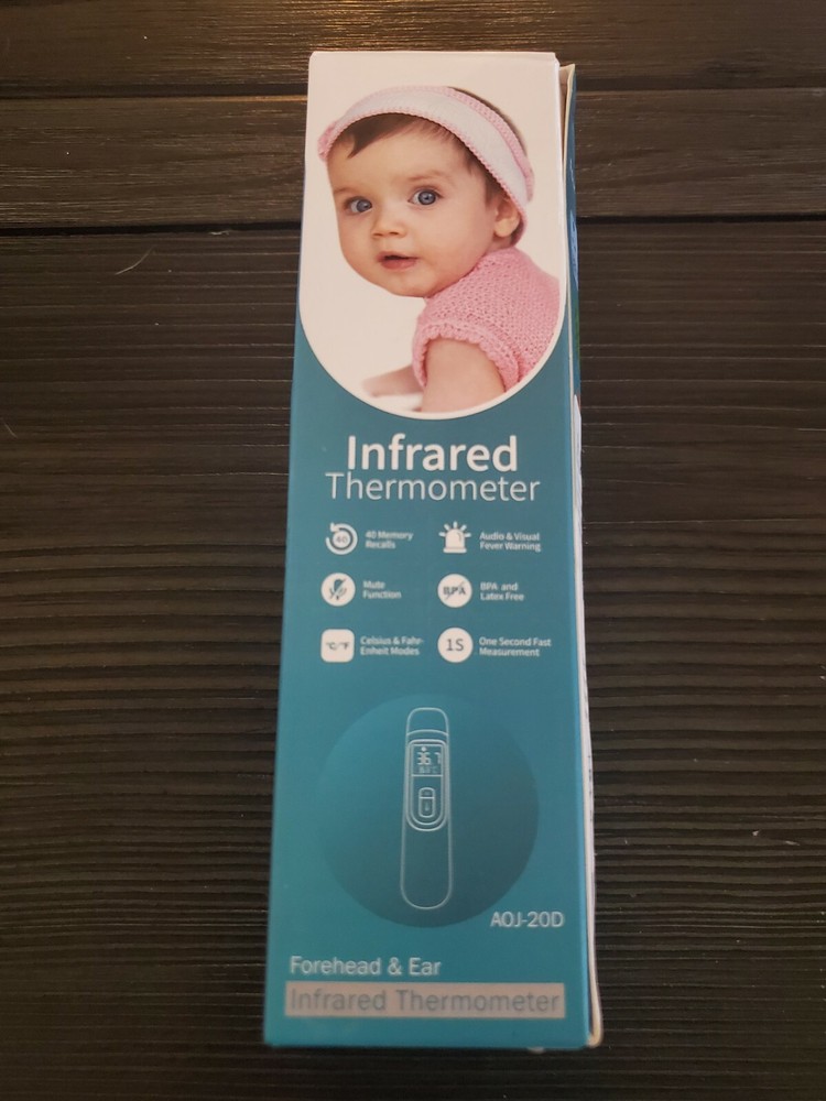 Touchless Thermometer-Forehead Thermometer with Fever Alarm and Memory Function