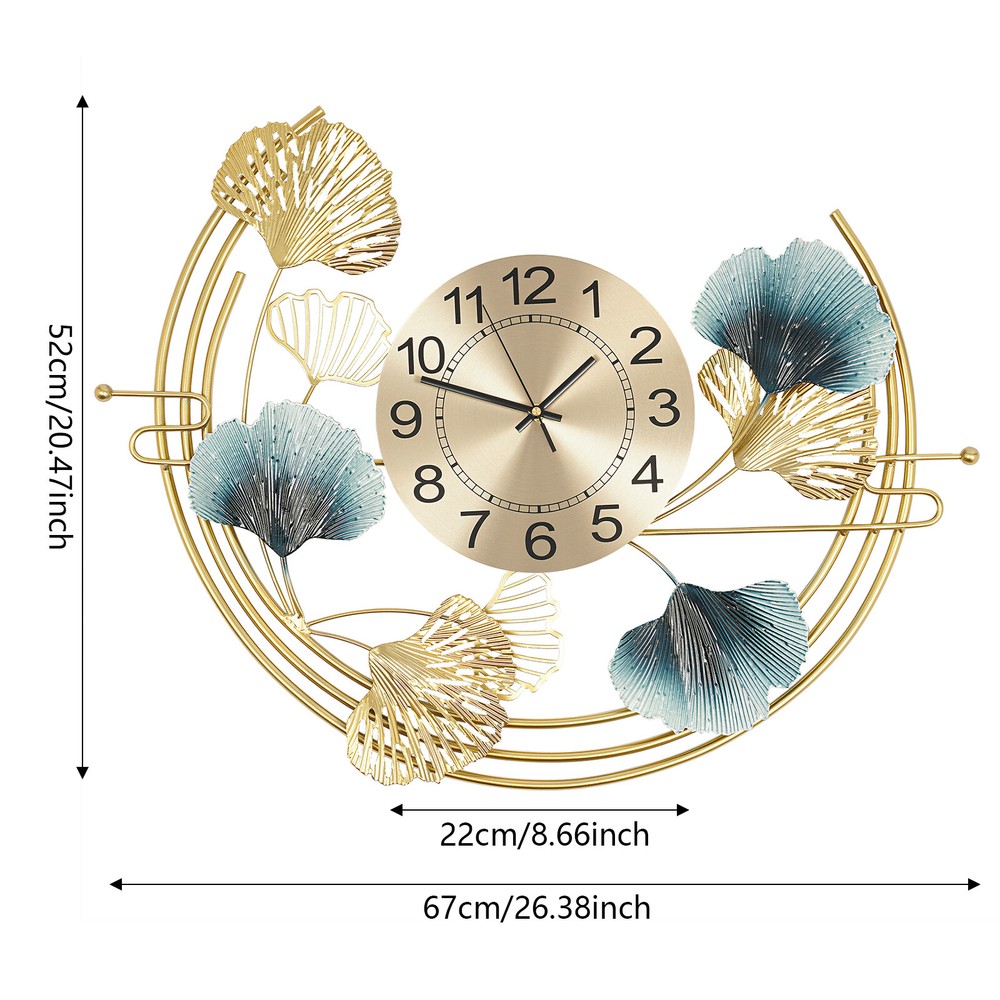 Large Wall Clock for Living Room Decor Decorative Wall Clock Gift!