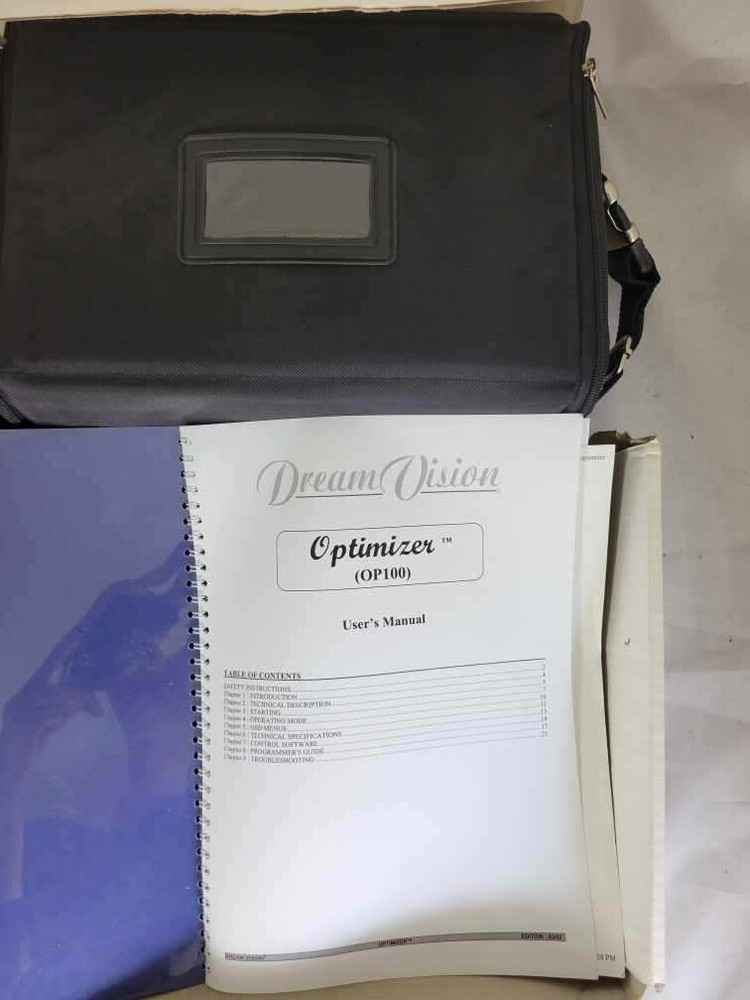 Optimizer Dream Vision Visual Aid/Enhancer Model OP 100