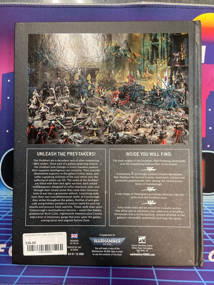 Warhammer 40K Codex: Drukhari ©2021