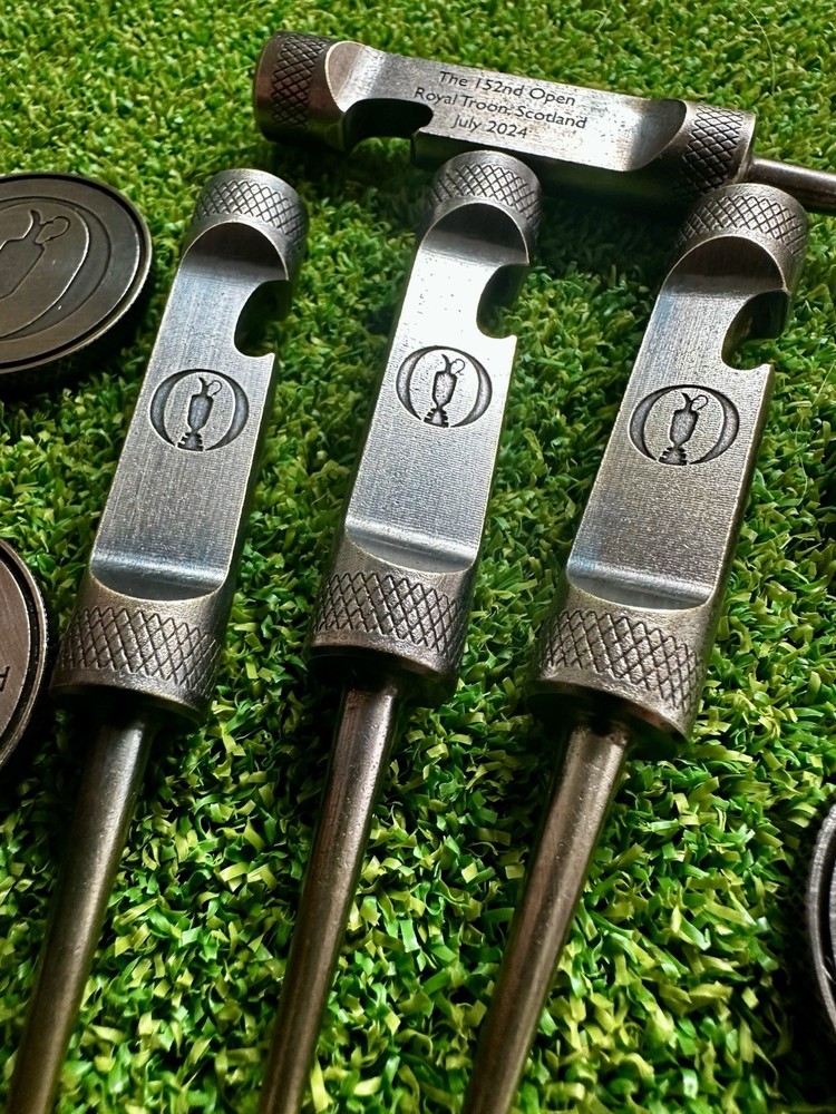 CNC Divot Tool- Solid Brass Bottle Opener! Made in USA! Laser Engraved!