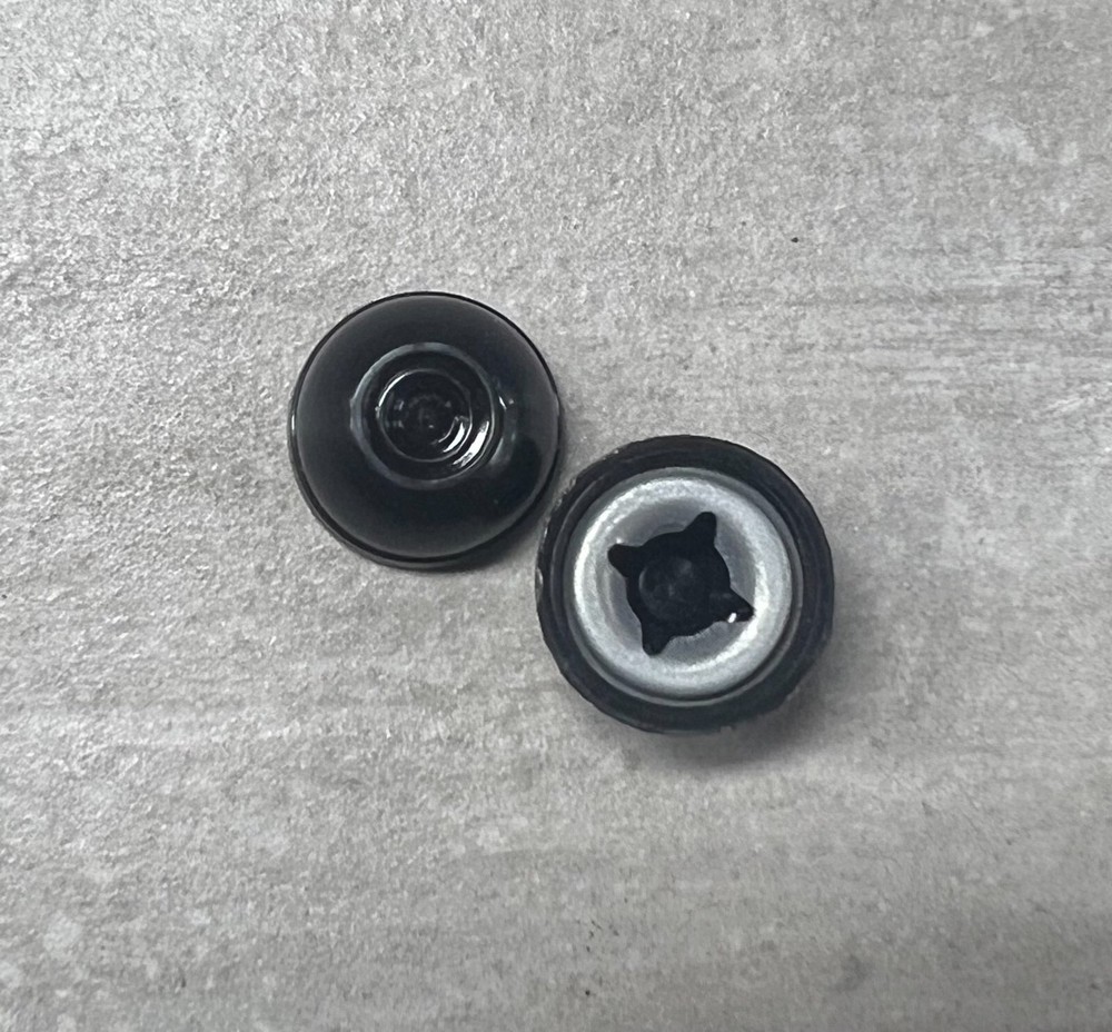 Push-on Cap Nuts 1/4" Axle Caps Wheel Retainers