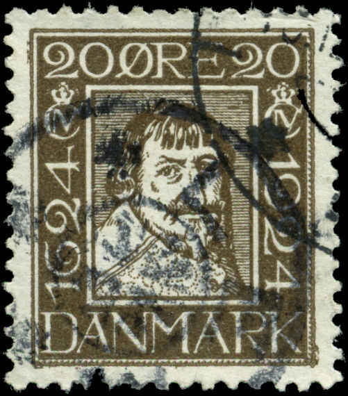 Denmark Scott #174 Used