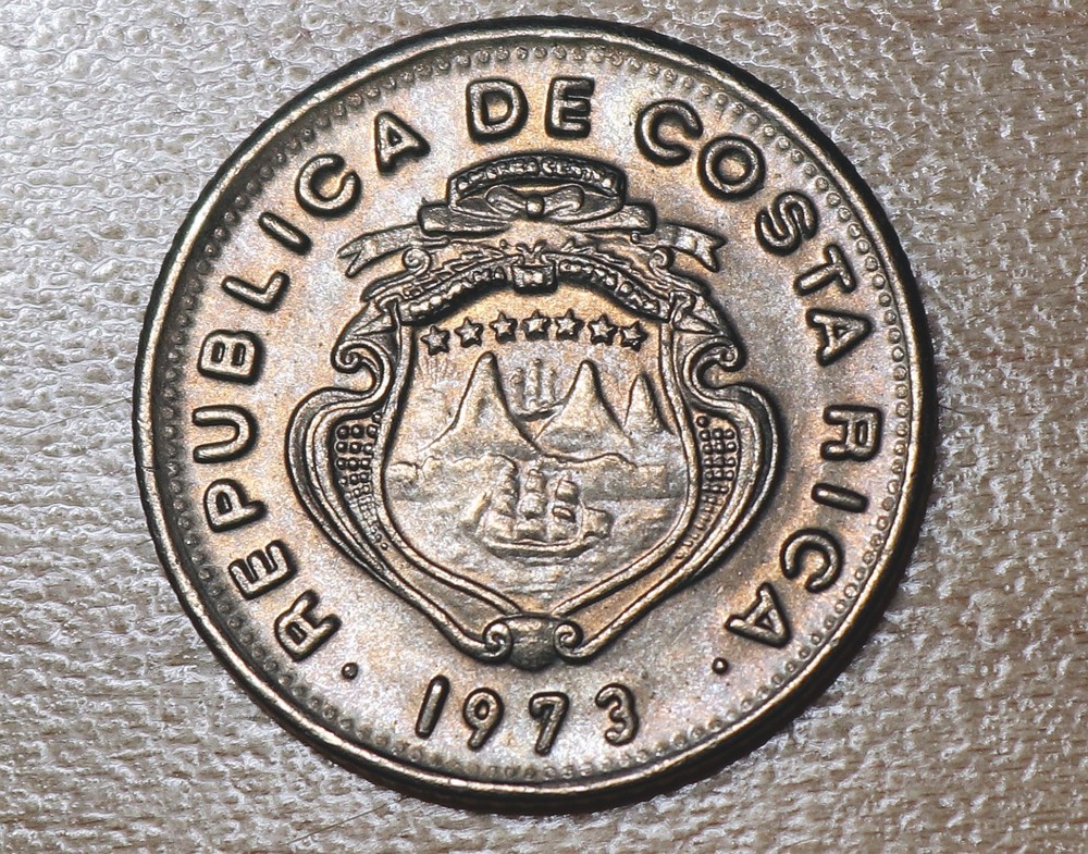 1973 Costa Rica 5 Centimos