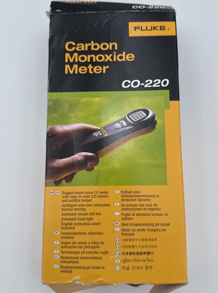 FLUKE CO-220 Carbon Monoxide Meter
