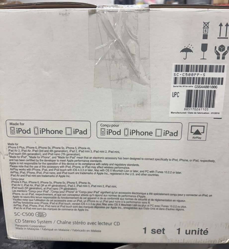 Technics Ottava SC-C500 CD Stereo System