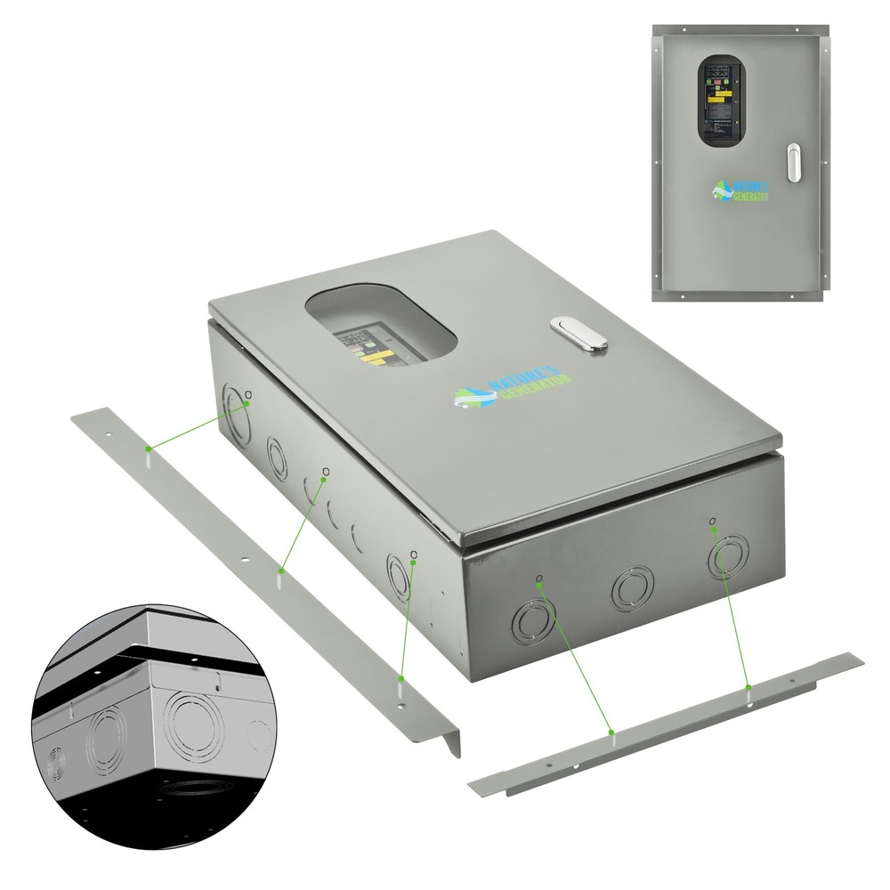 Nature's Generator Pre-Wired 120V/240V 30A 8 Circuits Automatic Transfer Switch