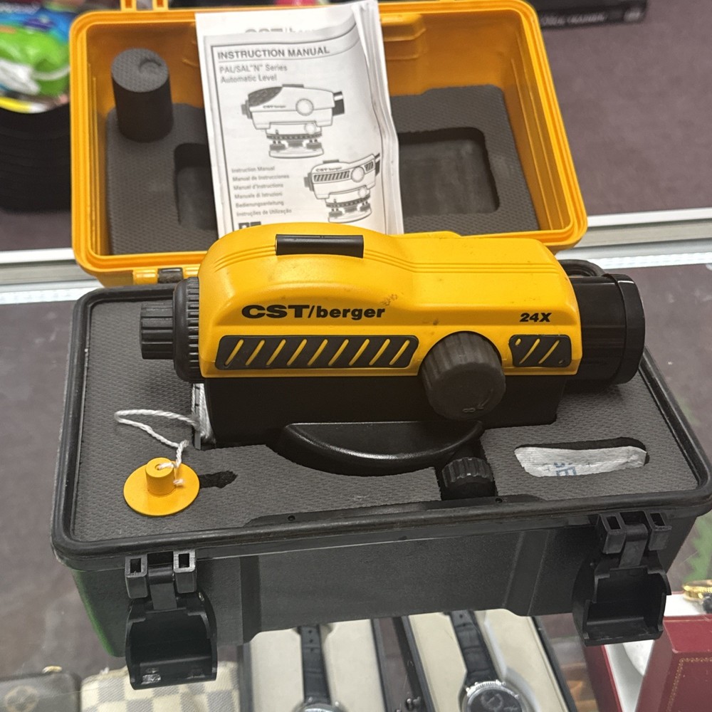 CST BERGER - 24X Zoom Transit Level Automatic Construction Level with Case