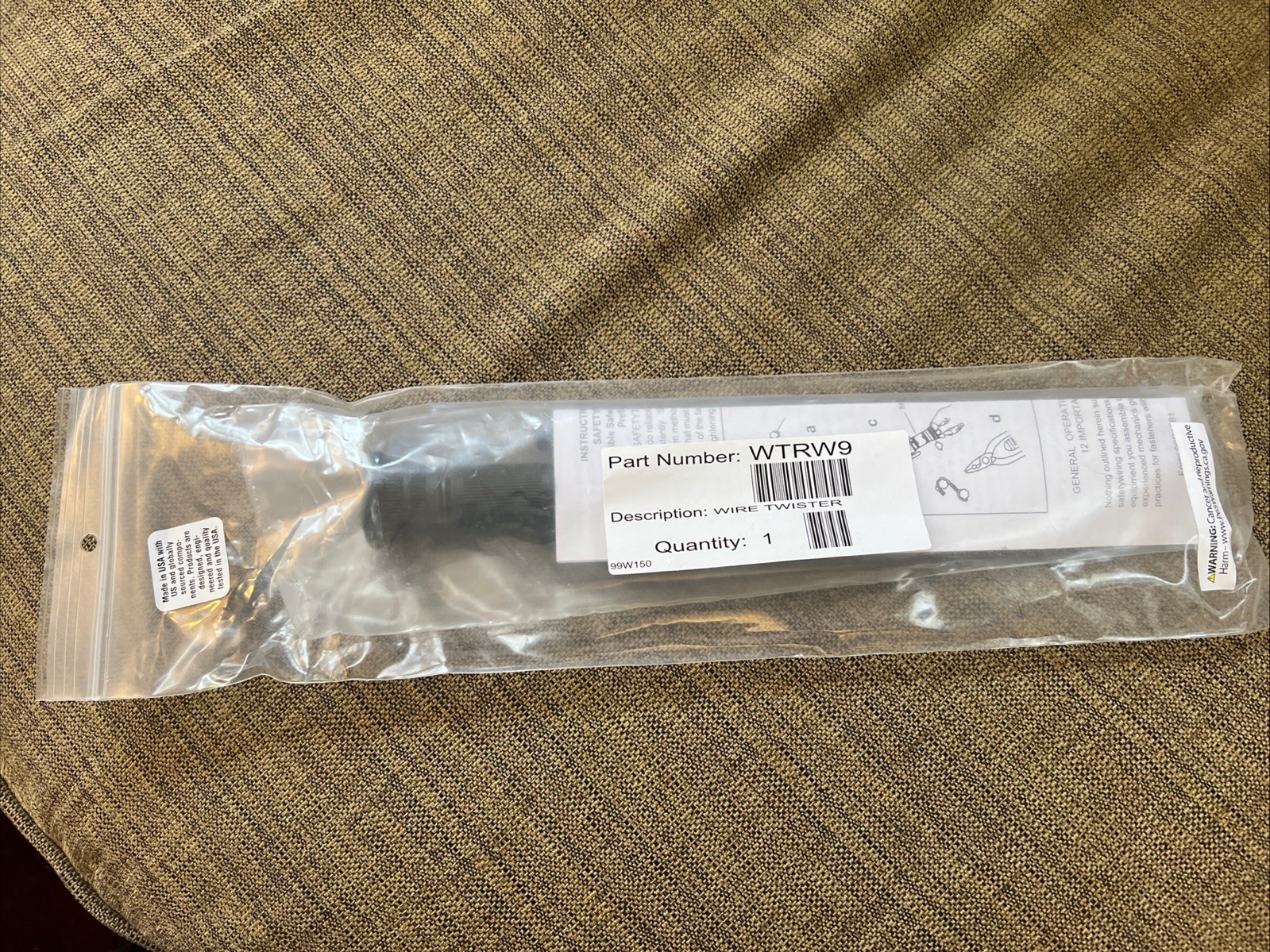 BLUE POINT WTRW9 Reversible SAFETY WIRE PLIERS AIRCRAFT CUSHIONED Throat NEW 🔥