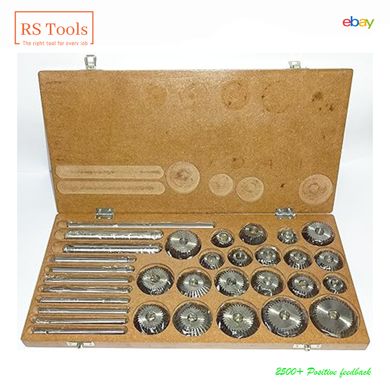New Valve Seat And Carbon Steel Face Cutter Set Of 21 Pcs With Metal Box USA
