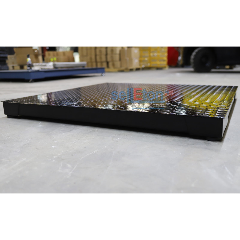 SellEton Smart Ready Floor scale with 2 Ramps / Pallet size