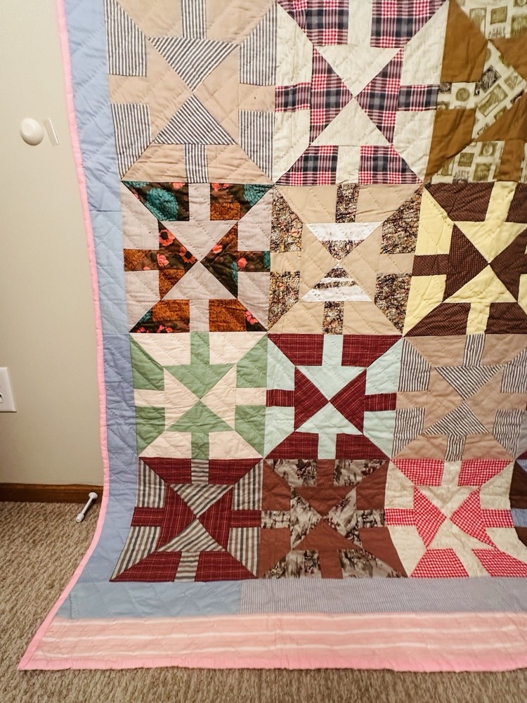 Handmade Patchwork Cotton Quilt