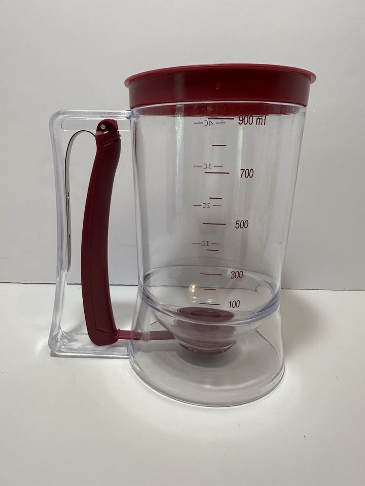 Pancake Cupcake Batter Dispenser Bakeware Maker with Measuring Label