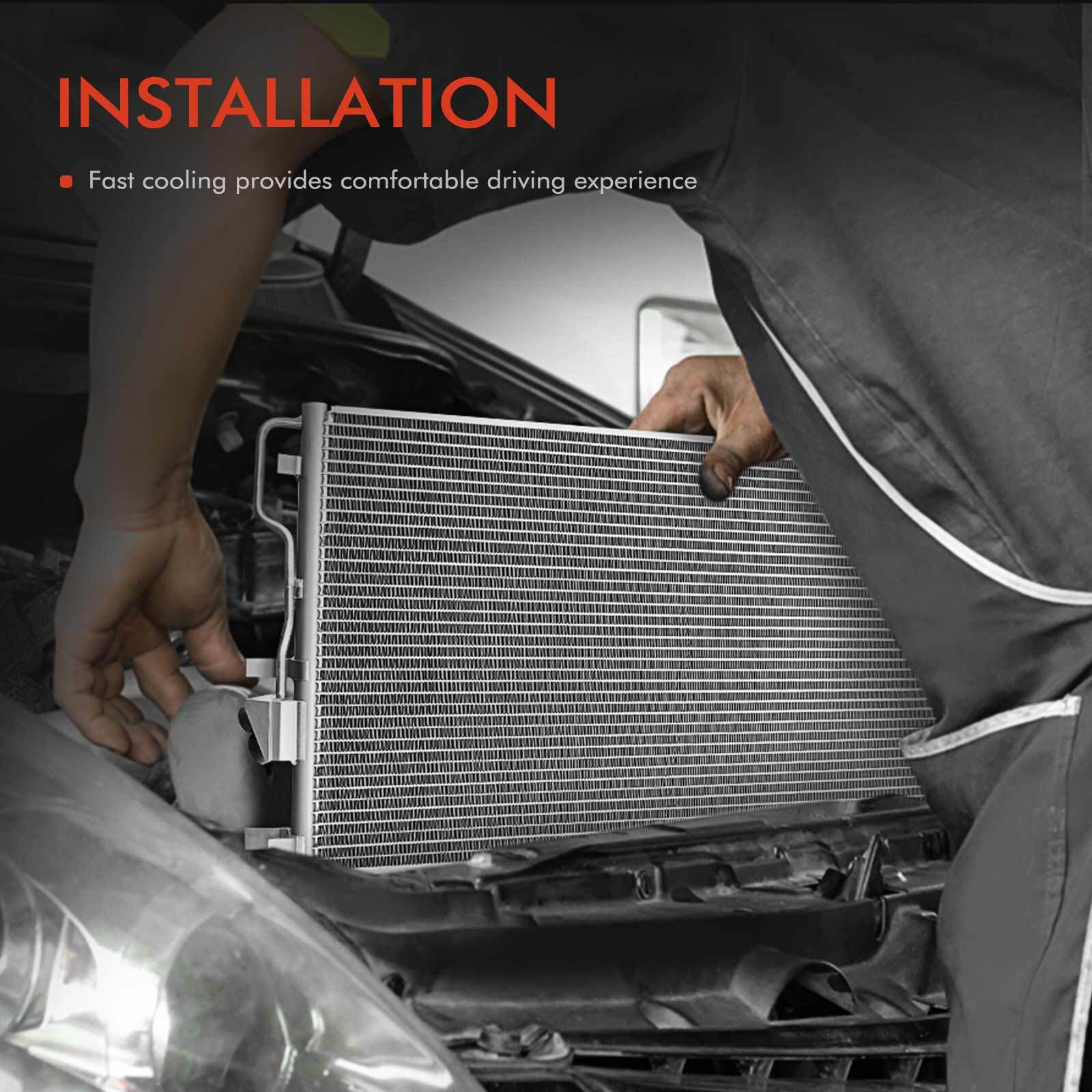 A/C Condenser for Chevrolet Traverse 2018-2021 Buick Enclave 2018-2021 V6 3.6L