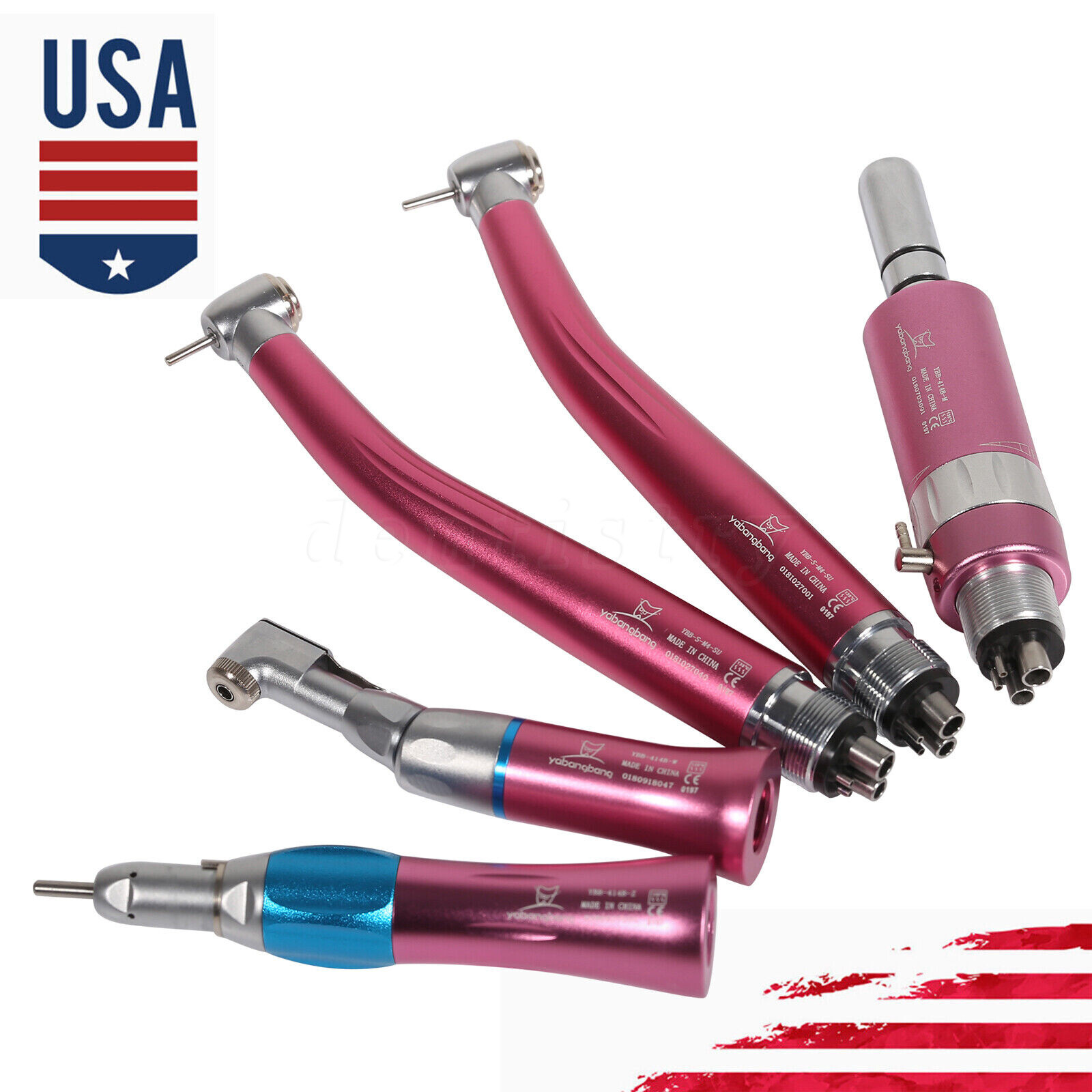 NSK Pana Max Style Dental High/Low Speed Air Turbine Handpiece 2HOLE/4HOLES Pink