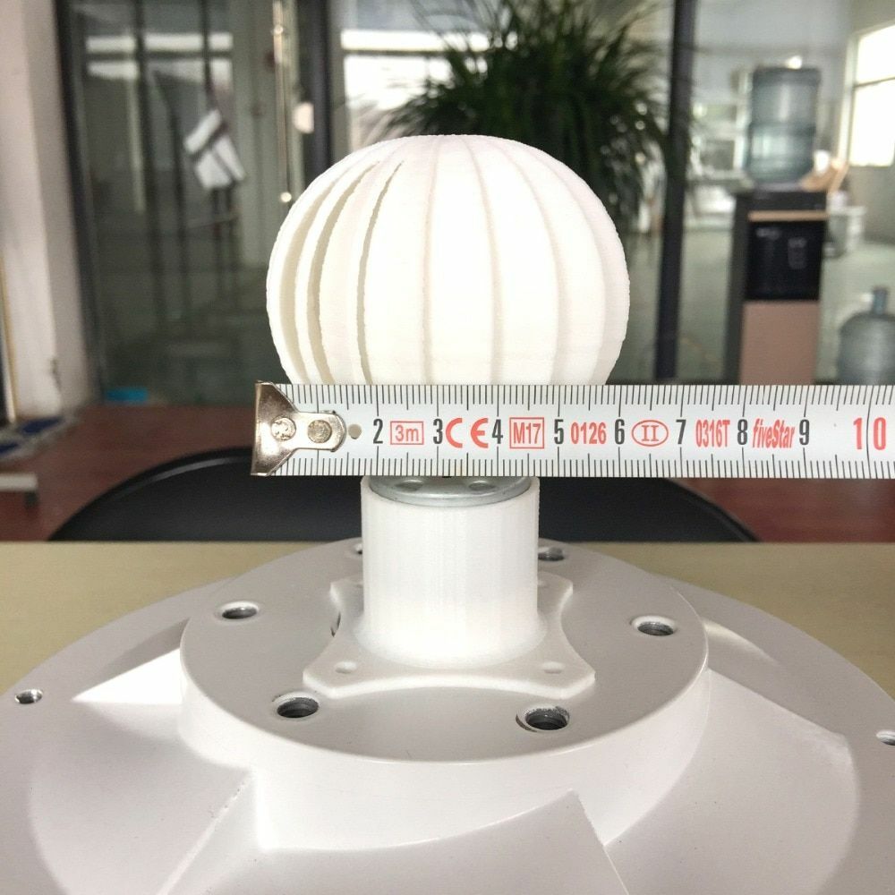 3D Printing Vertical Axis Wind Turbine Windmill Model Lighting Effects DIY