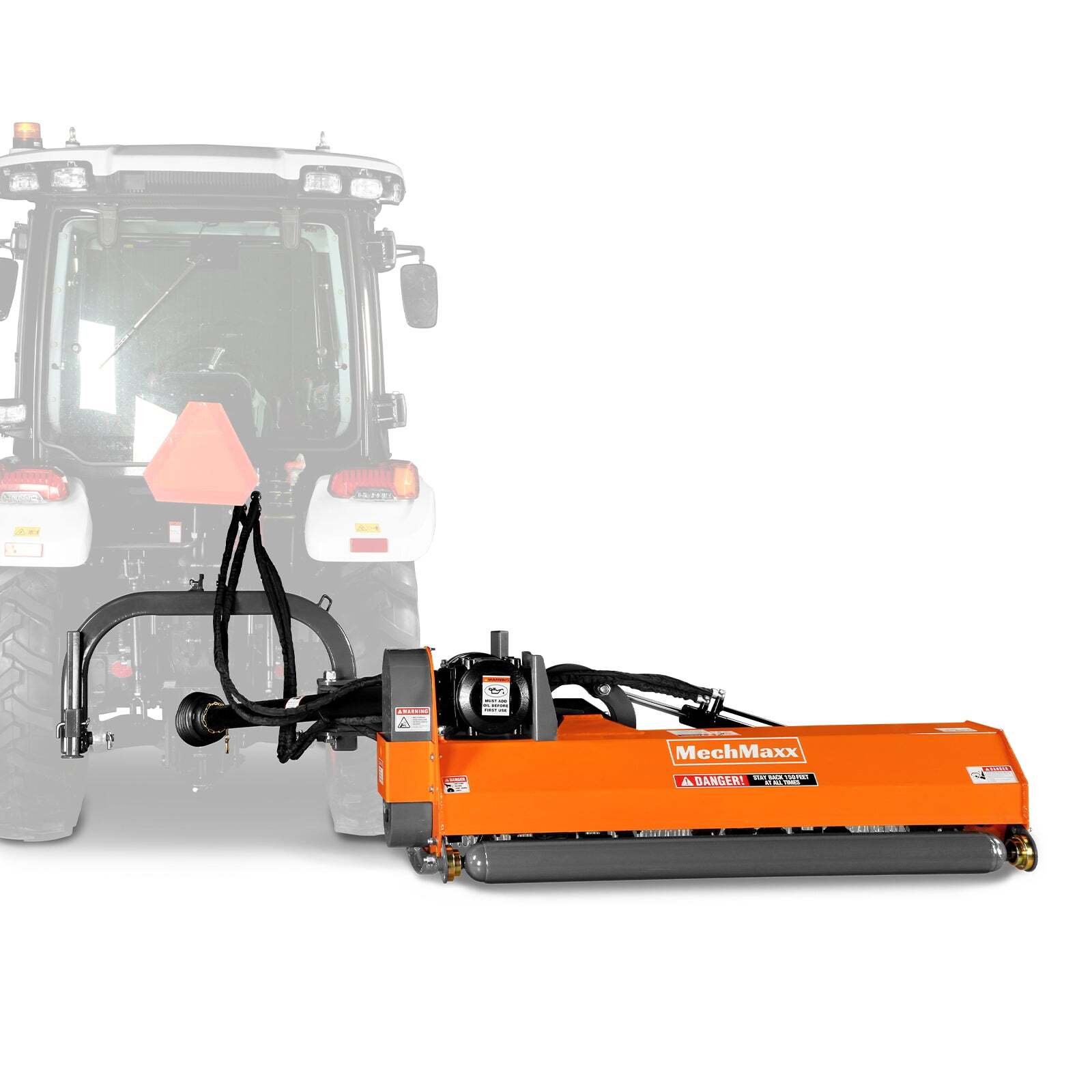 MechMaxx 3-Point PTO Offset Flail Ditch 60" Bank Mower, 25-60HP, CAT 1, VAM60