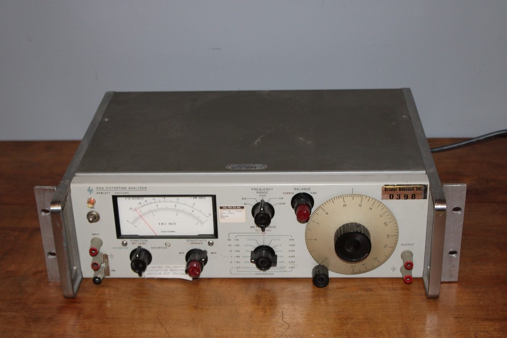 HP Hewlett Packard Distortion Analyzer 331A (POWERS ON -UNTESTED)