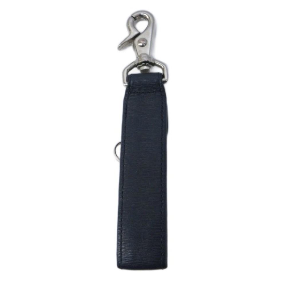Porter Leather Keychain Strap Logo Plate 3 Rows