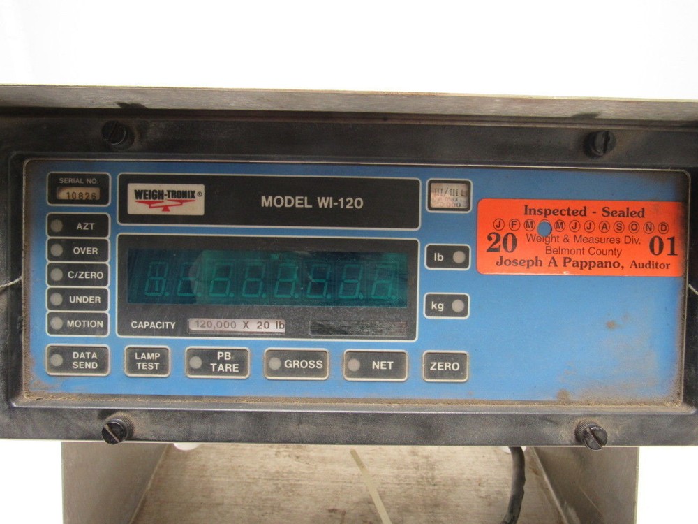 Weigh-Tronix Digital Scale Weight Indicator