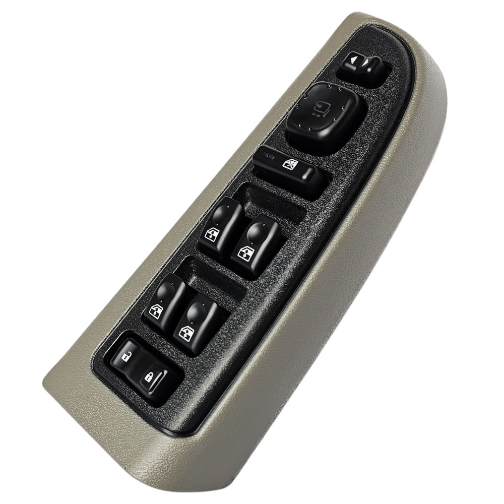Chevrolet Silverado Window Master Switch & Light Gray Bezel 2003-2006