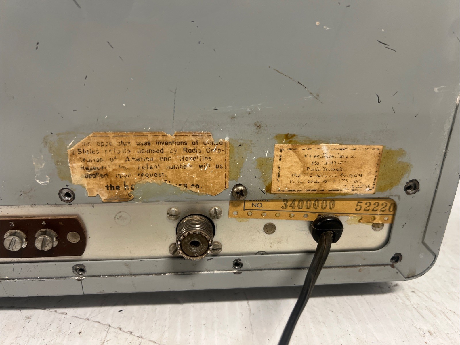 Hallicrafters HT-40 Radio Transmitter Re-Capped Works Please Read description.