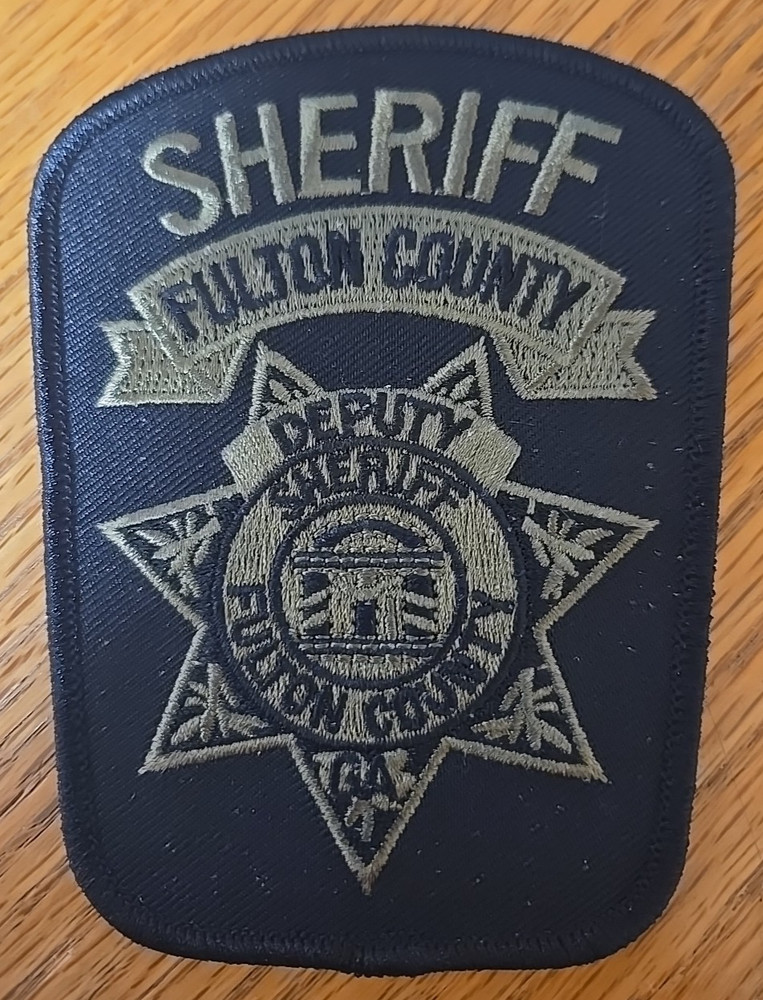FULTON COUNTY GEORGIA #B SHERIFF POLICE PATCH
