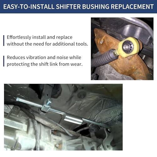 -Pack Transfer Case Shifter Linkage Control Lever Bushing Grommet with E 2