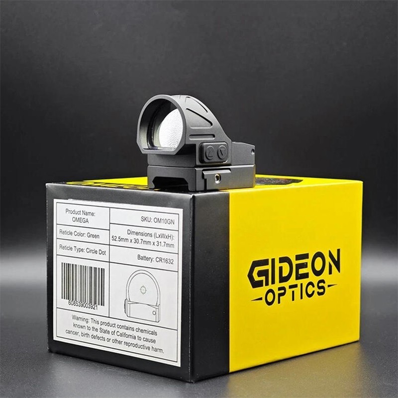 GIDEON OPTICS OMEGA 3MOA/45MOA Red/Green Circle Dot Reticle Sight RMR Footprint