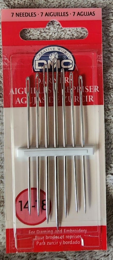 Darners Hand Needles-Size 14/18 .  7 per pkg.