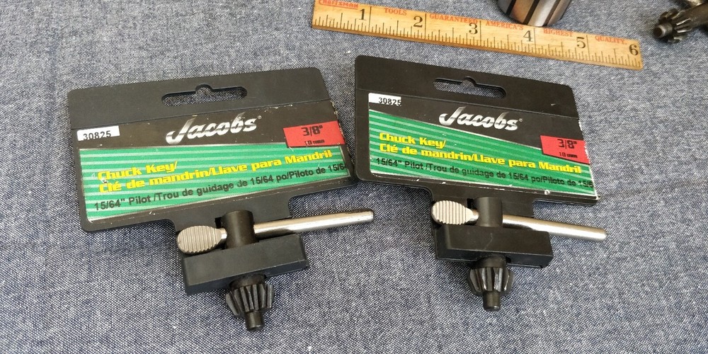 NOS JACOBS Threaded Drill Chuck 31B cap: 1/16-3/8 Mount: 3/8-24