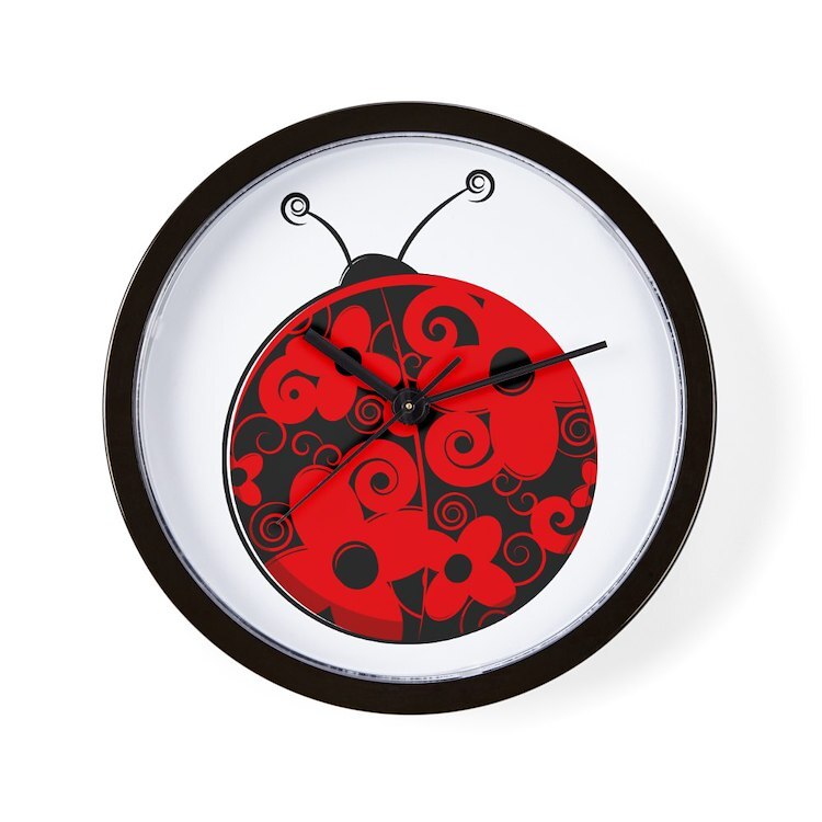 CafePress Flora Bug 10" Wall Clock (412062398)