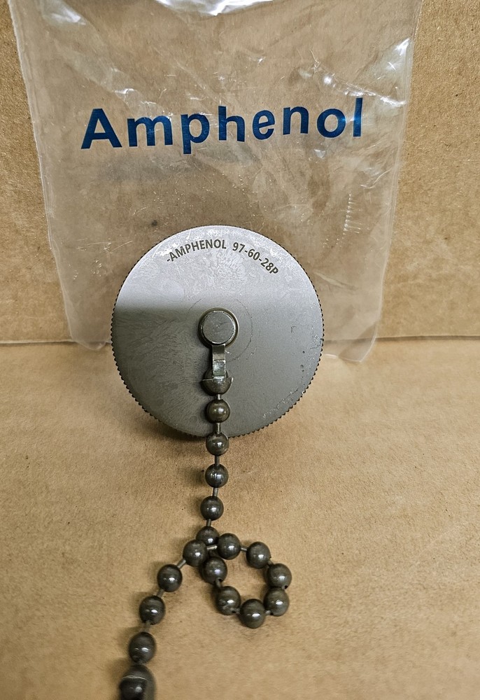 Amphenol 97-60-28P Circular Hardware Plug Cover