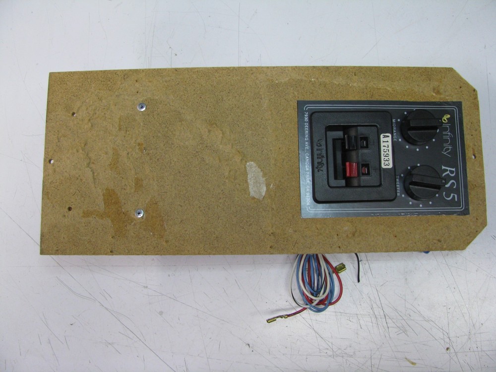 INFINITY RS5 3-WAY CROSSOVER/ INPUT PLATE "B"