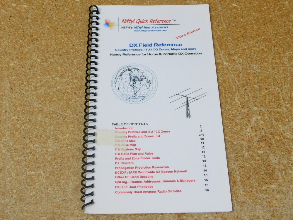 Nifty Home & Portable DX Field Reference Third Edition Mini-Manual (original)