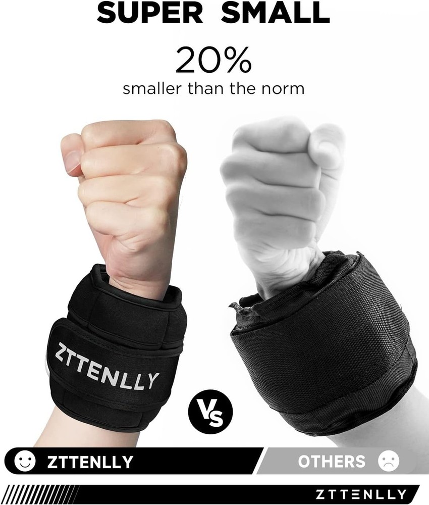 Lightweight Adjustable Ankle Weights - Comfortable for Every Workout Session
