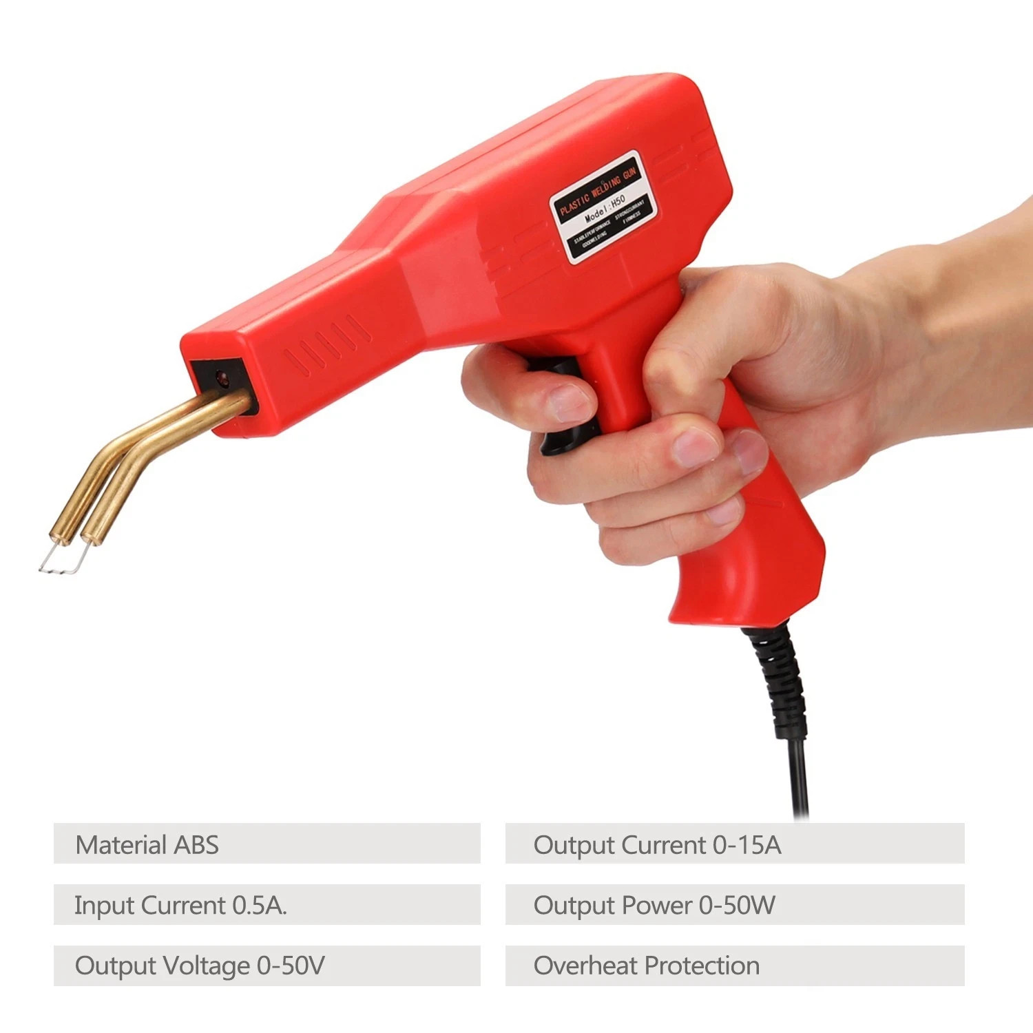 Plastic Welder Kit Soldering Hot Stapler Bumper Repair Welding Gun 1200 Staples