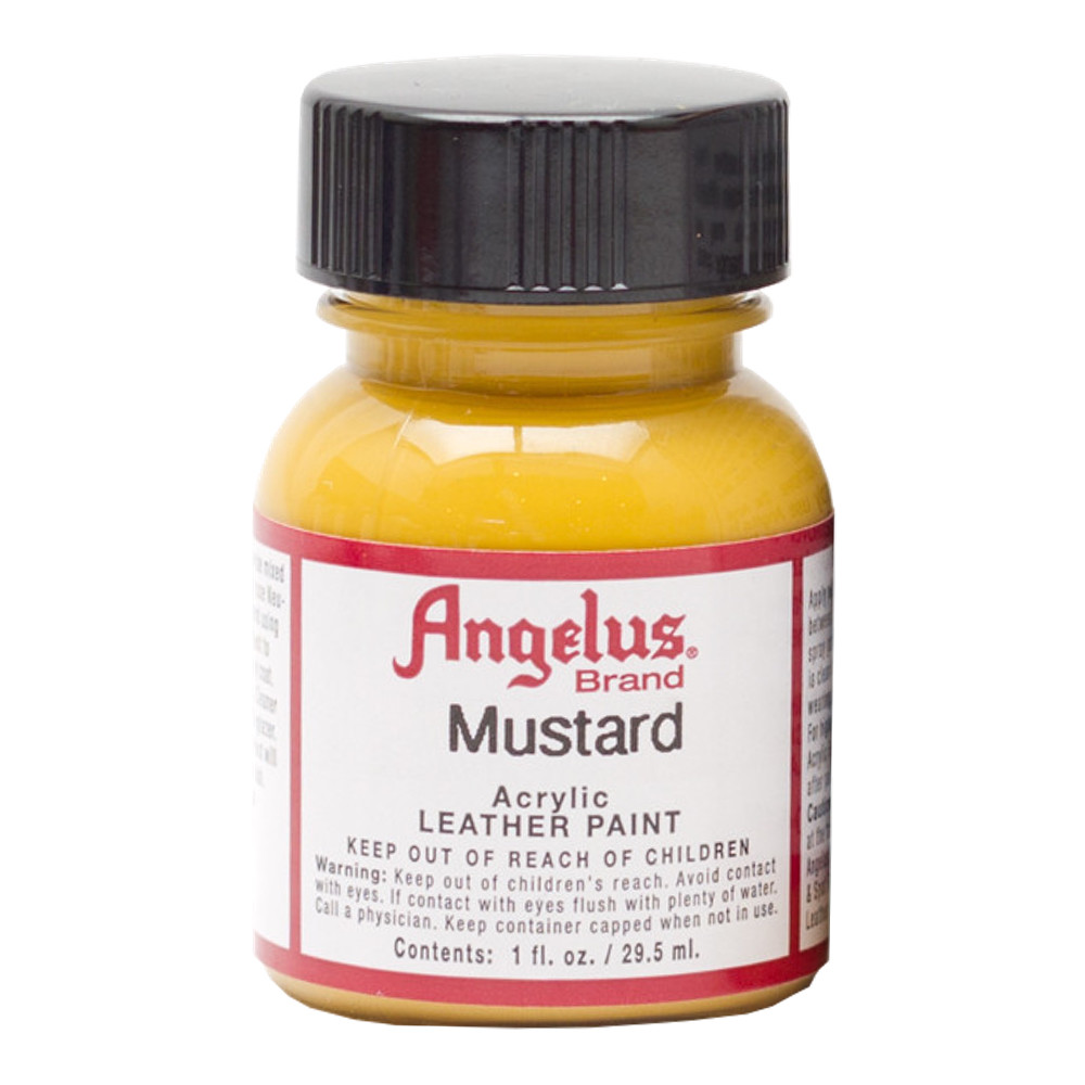 Angelus Leather Paint 1 Oz Mustard