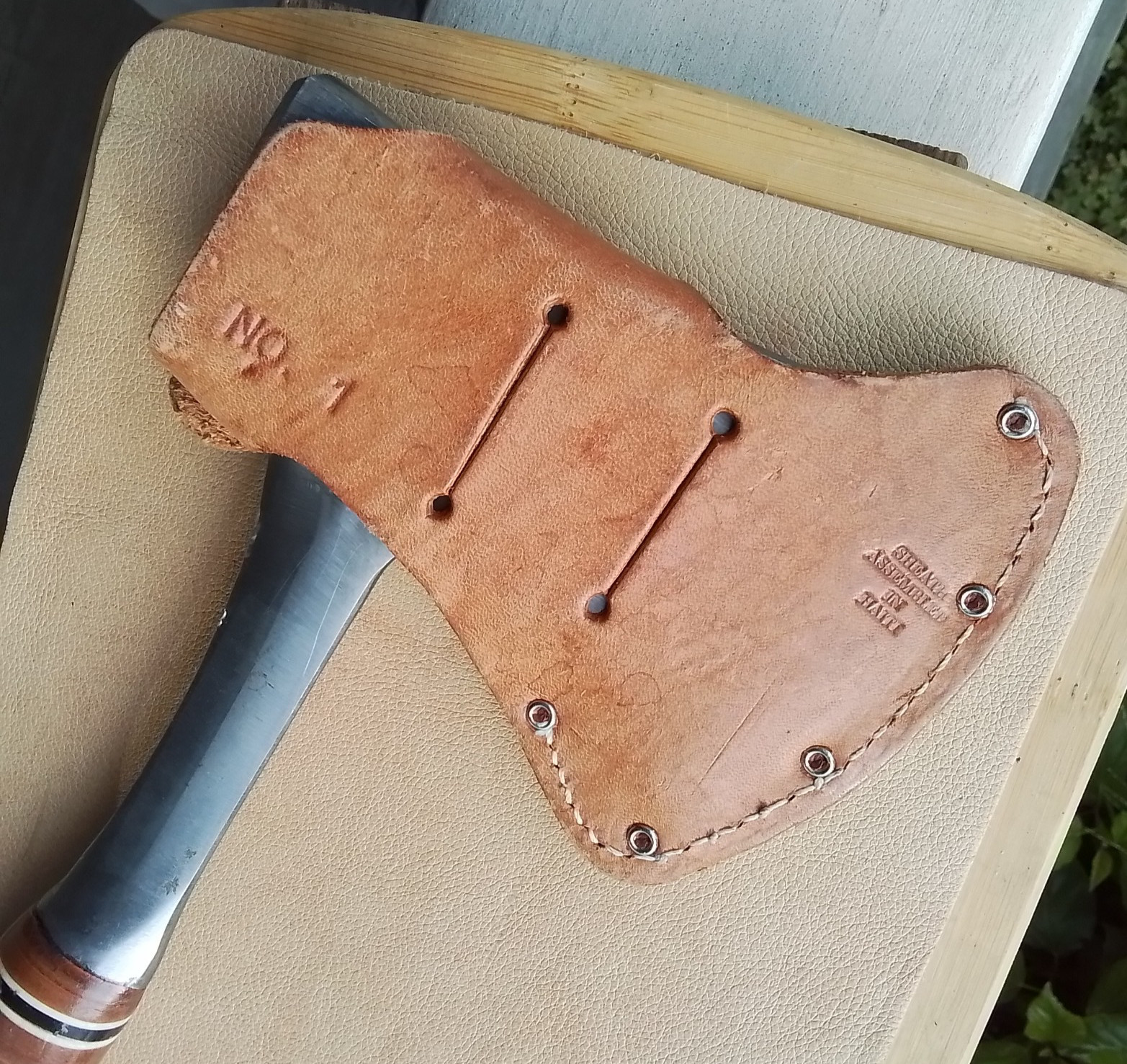 ESTWING 24A Utility Camp AXE/HATCHET 13" w 5.5" Unitary Head 90% Condition