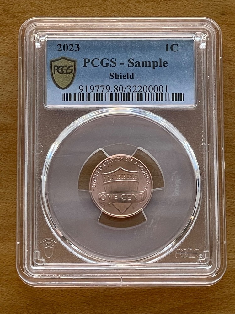 2023 1¢ PCGS Sample Holder